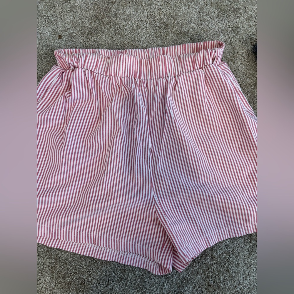 Pink stripe shorts